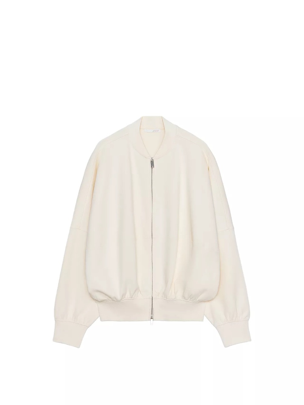 Zara Cream Zip Bomber Jacket and pants - Women's